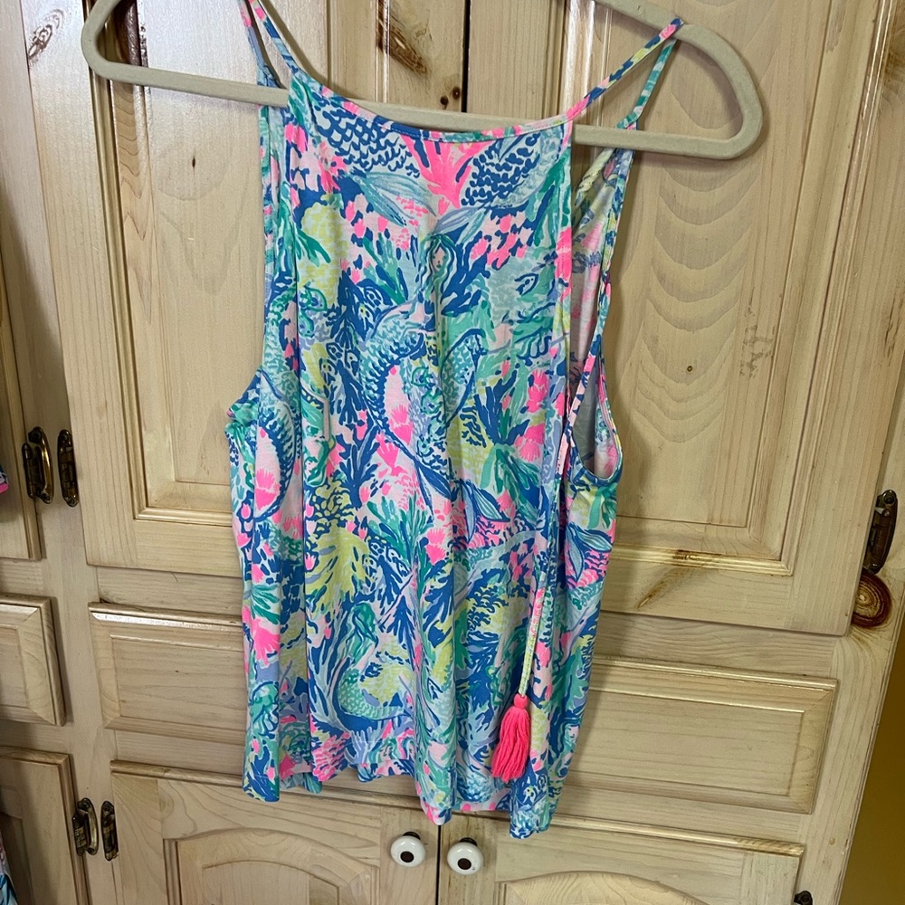Lilly Pulitzer top made from Aline dress/ size M